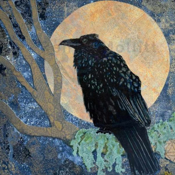 Moonrise Raven
