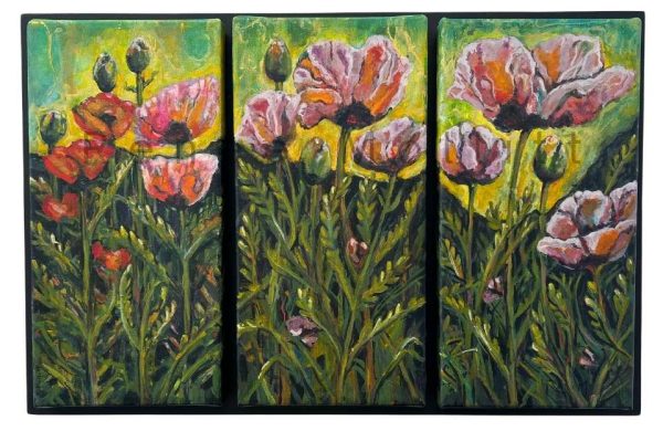 Poppy Parade - Triptych